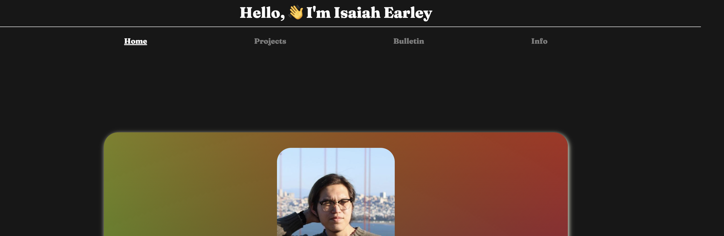 Porfolio Website Version 1